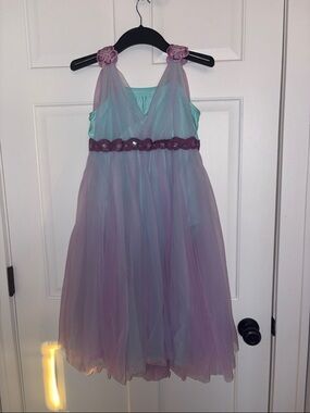Revolution Lavender & Aqua Tulle Halter Dance Costume